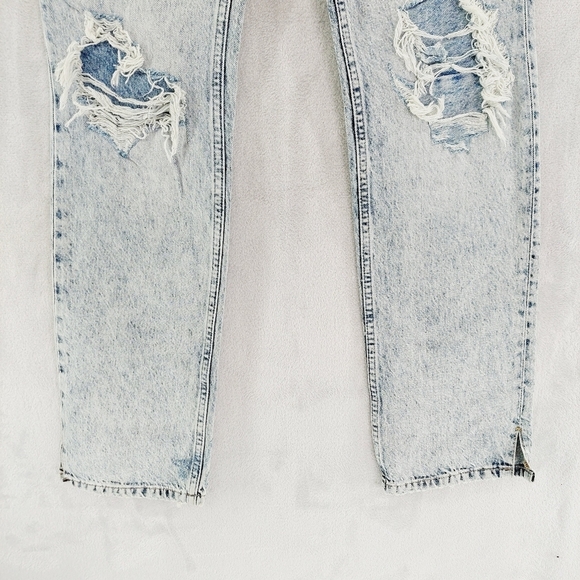 We The Free Free People 27 High Rise My Own Lane Distressed Jeans P3397 - Picture 3 of 12